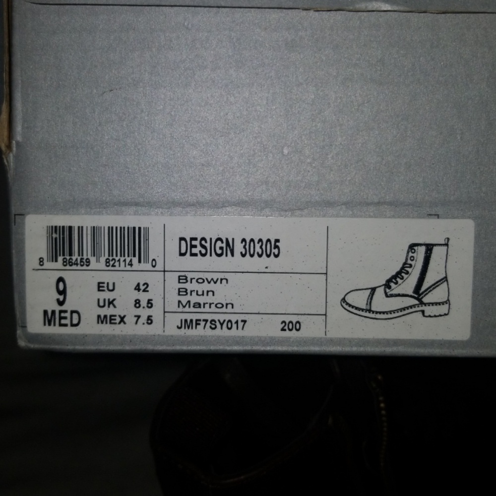 MENS UNLISTED BY KENNETH COLE BOOTS SIZE 9 - Picture 6 of 6